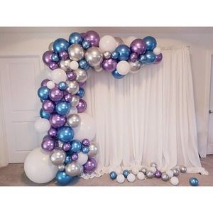 Winter Wonderland Baby Shower Balloon Garland Kit Arch